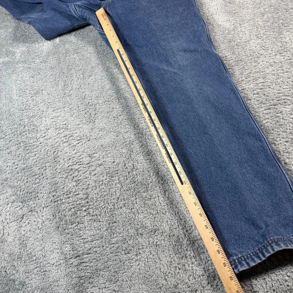 Duluth Trading Flannel Lined Jeans Mens 34x32 Workwear Pants‎ Plaid Thick